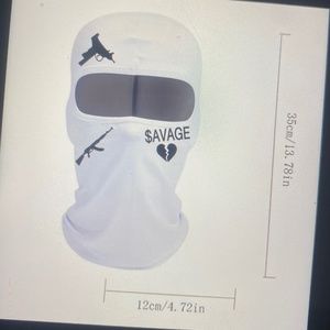 White ski mask
